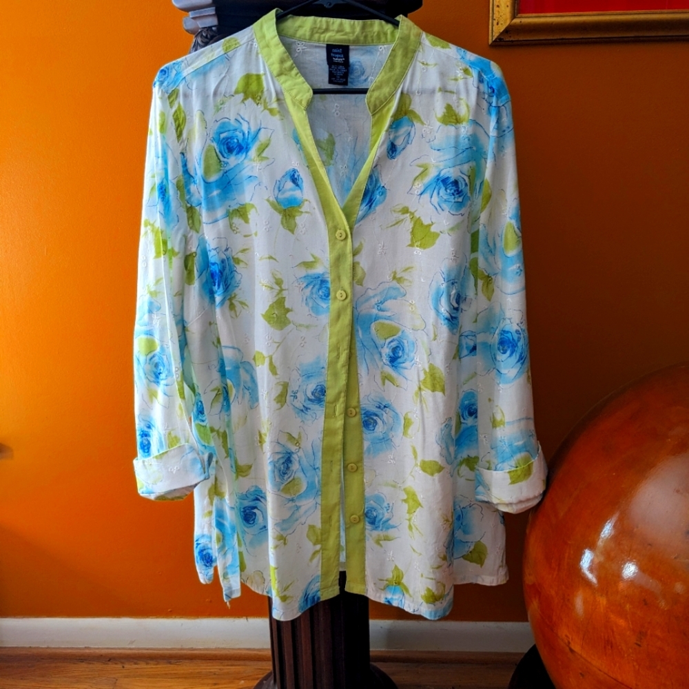 Tropical and Cool Linen Jacket/Shirt